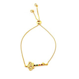 Autumn Style Gold Zirconia Bracelet&bangle Women's Rainbow Shell Bracelet Luxury Adjustable heart eye snake chain Bracelet